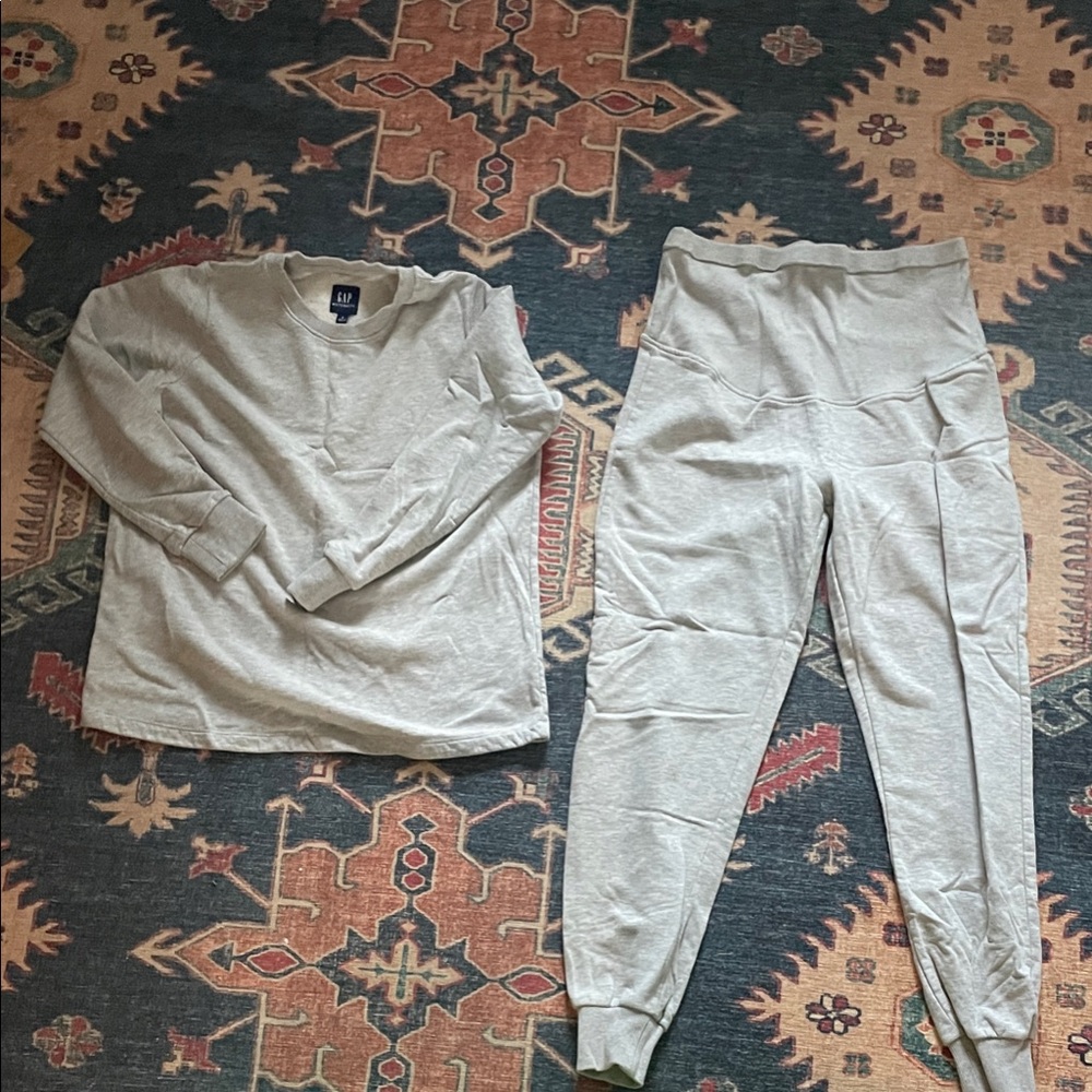 GAP Maternity Light Gray Sweatsuit